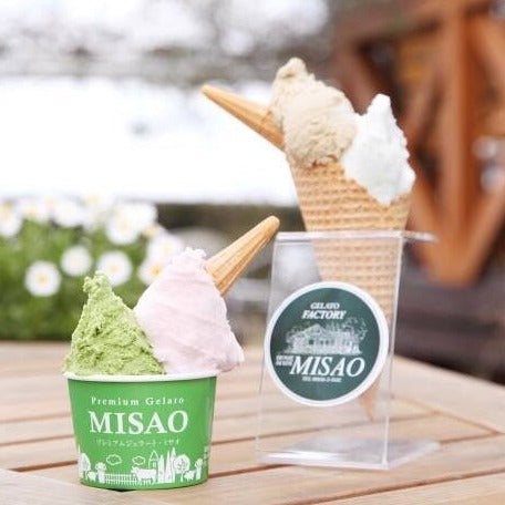 【予約商品】みさお牧場の自家製ジェラートセット〈カタログNo.18.19〉