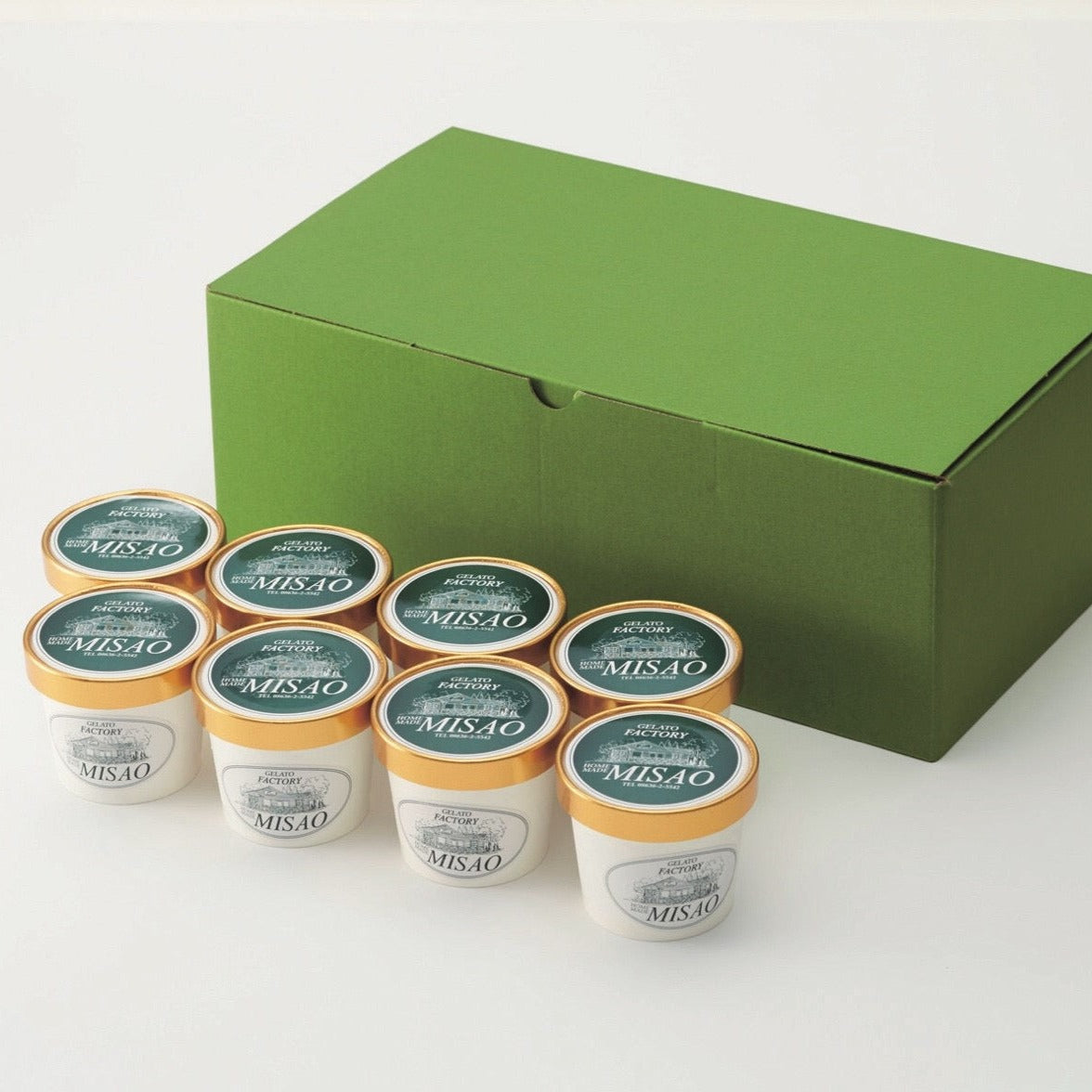 【予約商品】みさお牧場の自家製ジェラートセット〈カタログNo.18.19〉